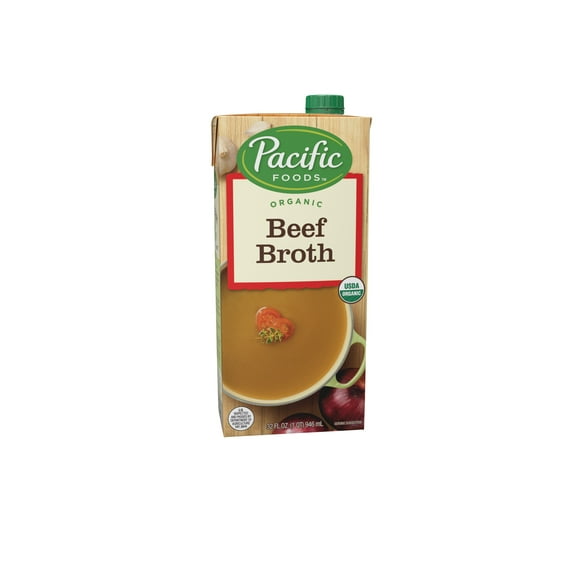 (Pack of 12) Pacific Foods Organic Beef Broth 32oz.