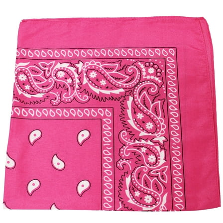 Pack of 12 Paisley Cotton Bandanas Novelty Headwraps - Dozen Available in Many