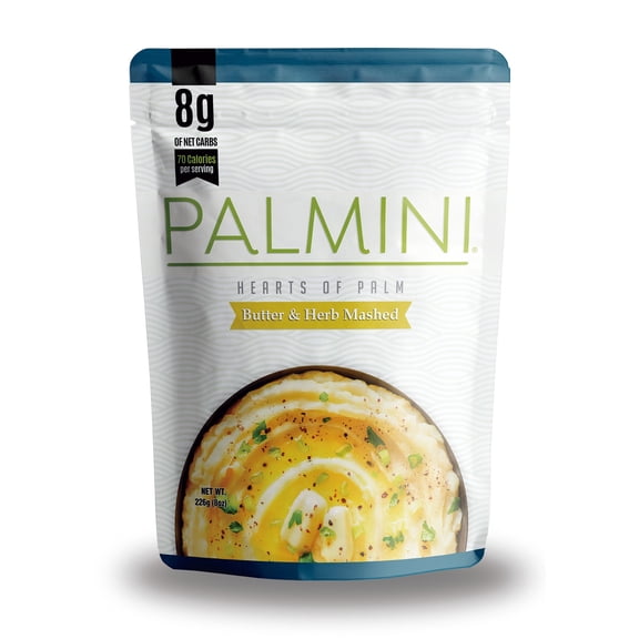 (Pack of 12) Palmini Butter Herbs Mashed Pouch 8 Oz