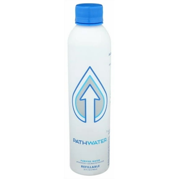 (Pack of 12) Pathwater Purified Water Aluminum Bottle 25 oz