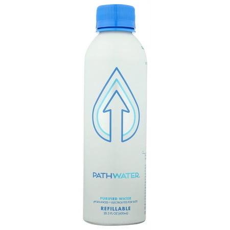 Pack of 12, Pathwater Refillable Purified Water, 20.3 fl oz