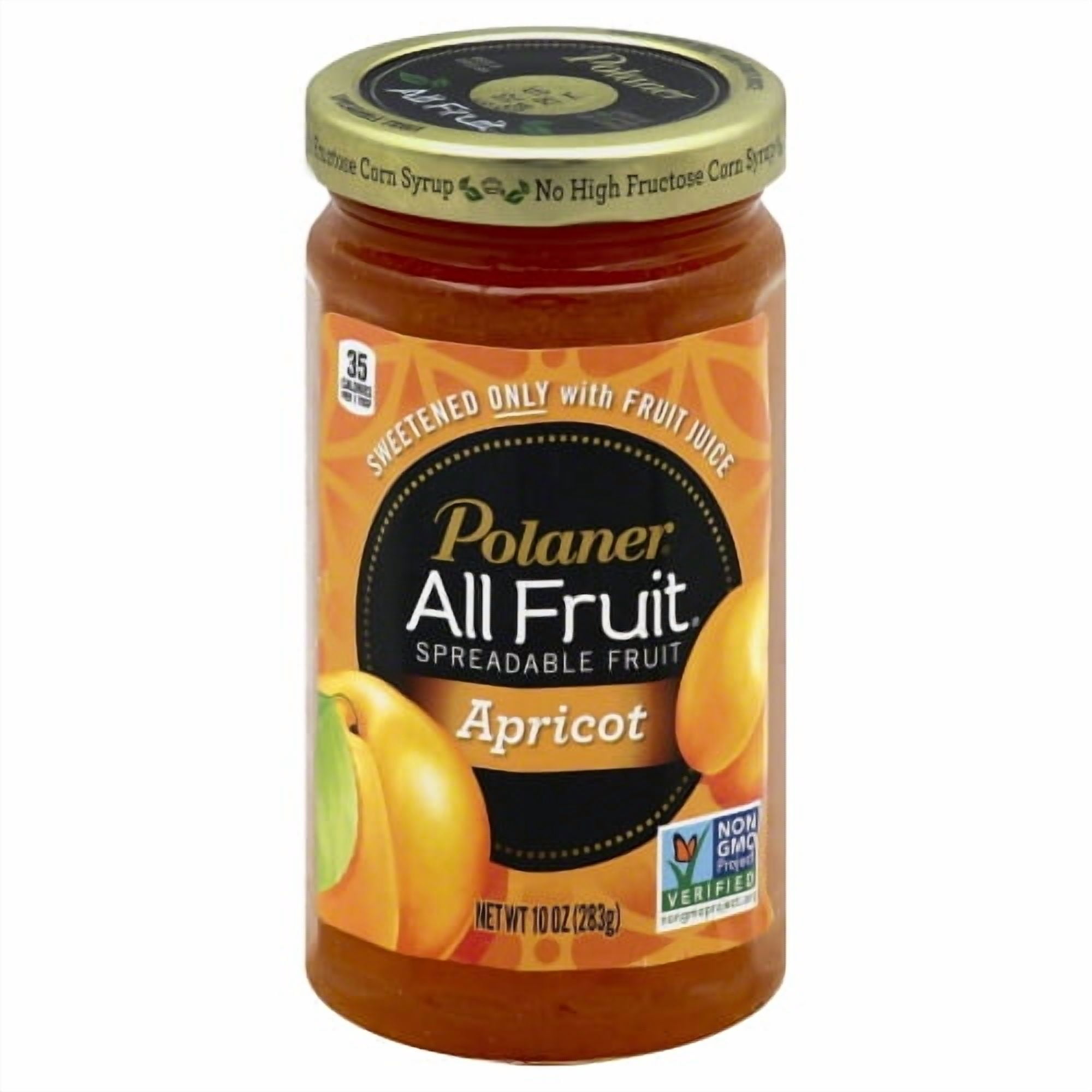 (Pack of 12) Polaner Fruit Spread Apricot 10 oz