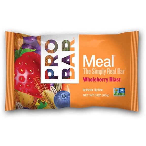(Pack of 12) ProBar Meal On-The-Go, Wholeberry Blast, 3oz