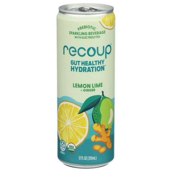 (Pack of 12) Recoup Beverage Lemon Lime Ginger 12 Fo