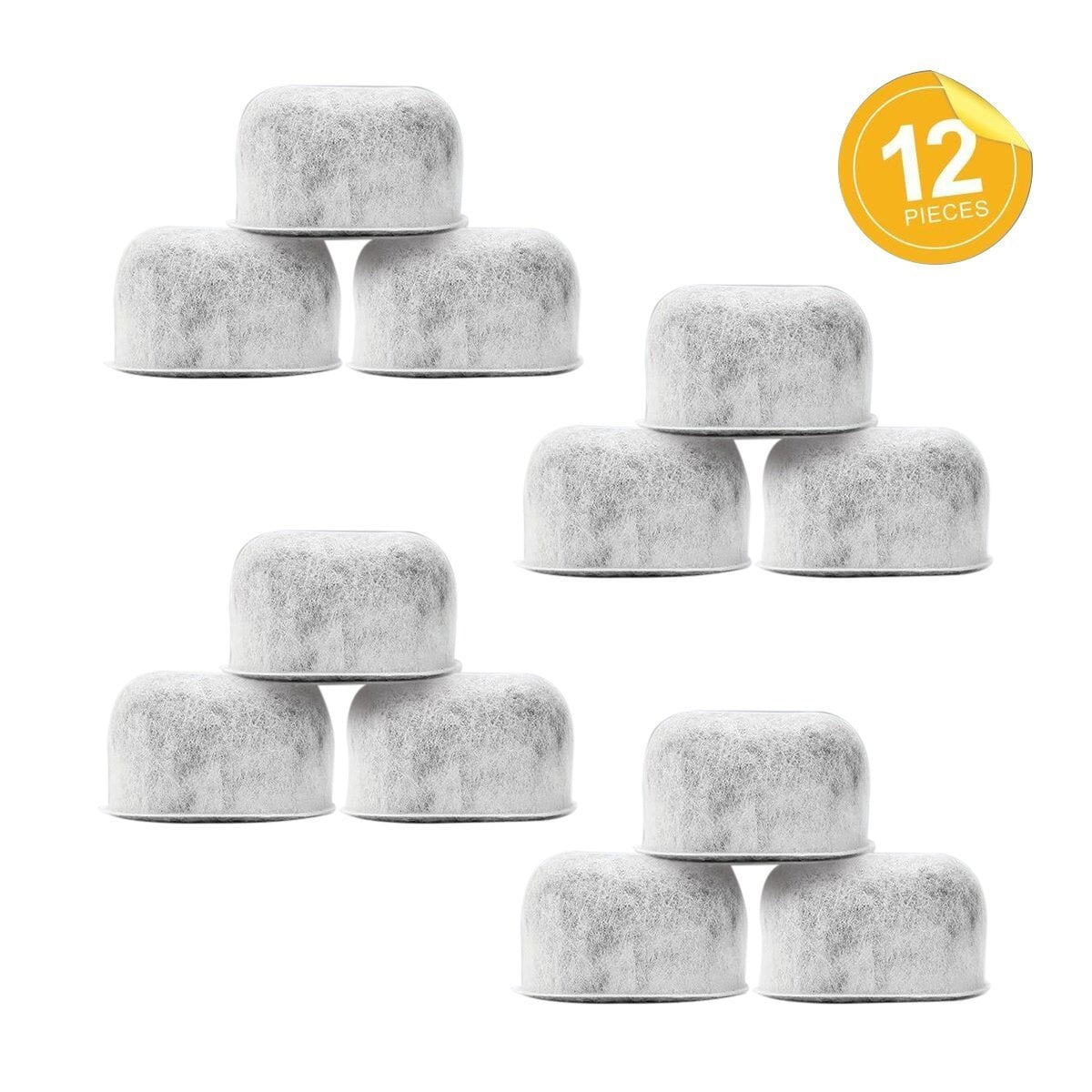 6 Pack Replacement Premium Charcoal Water Filters for All Keurig 1.0 2.0 & Breville  Coffee Maker 