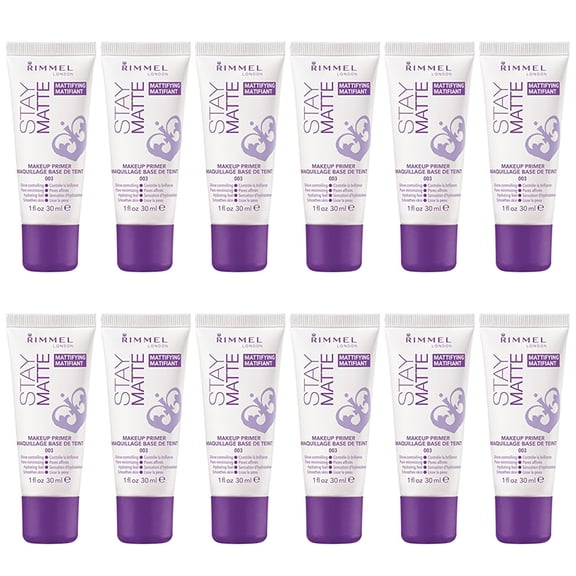 Pack of (12) Rimmel Stay Matte Primer, 1 Fluid Ounce
