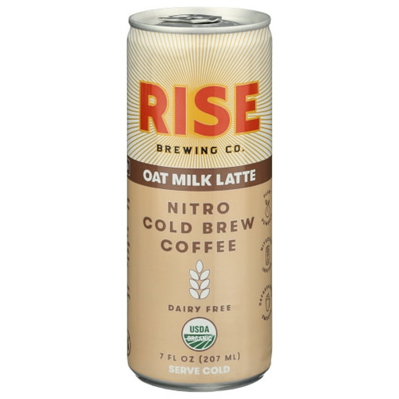 (Pack of 12) Rise Brewing Co Cold Brew Nitro Milk Organic 7 Fo