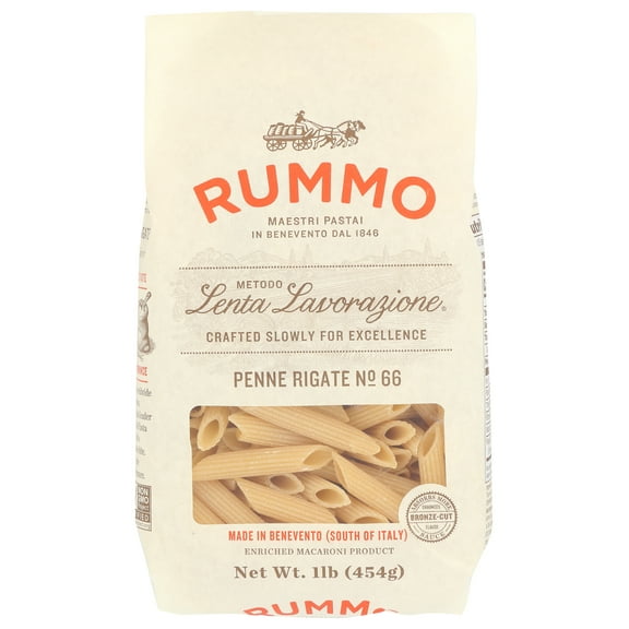Pack of 12, Rummo Penne Rigate No. 66 Italian Pasta, 16 oz