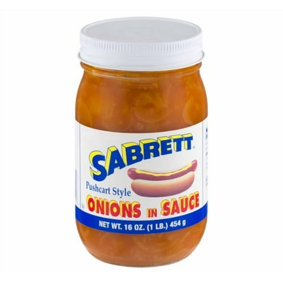 Pack of 12, Sabrett Onions In Sauce, 16 oz