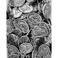 thumbnail image 1 of Pack of 12 Saints Medals in oxidized silver made in Italy 1" x 0.7", 1 of 32