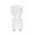 thumbnail image 1 of Pack of 12 Satco S8226, 13 Watt 60 Watt 880 Lumens Mini Spiral CFL Neutral White 3500K GU24 Base, Compact Fluorescent Light Bulb, 1 of 1