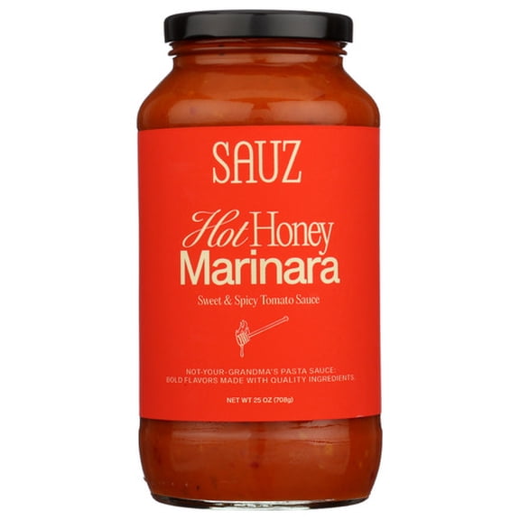 (Pack of 12) Sauz Sauce Hot Honey Marinara 25 oz