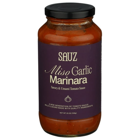 Pack of 12 Sauz Sauce Paste Museo Garlic Marinara 25 oz