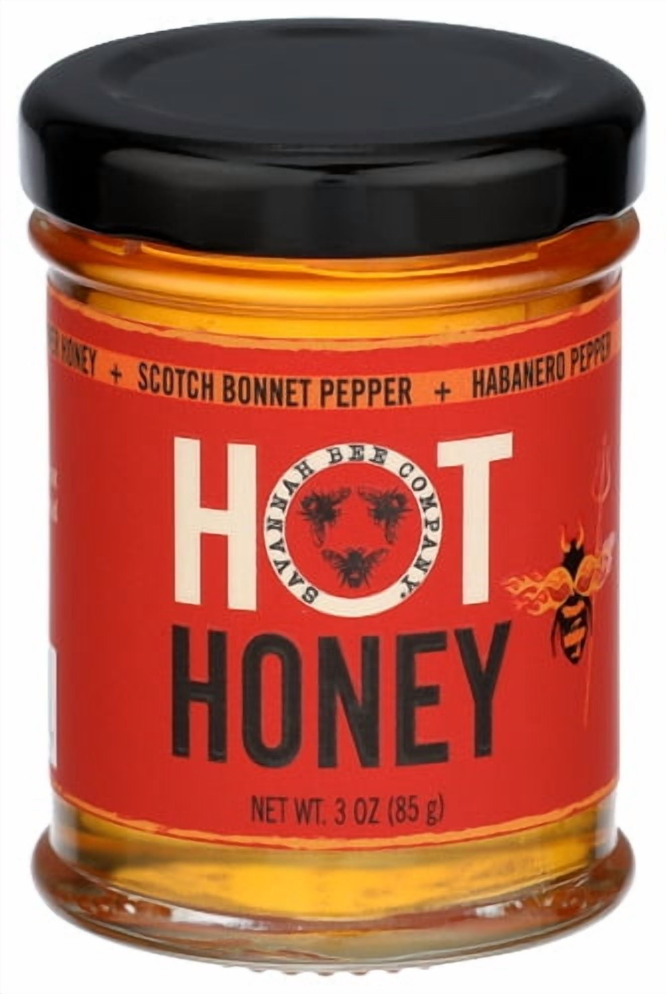 (Pack of 12) Savannah Bee Co Hot Honey 3 oz