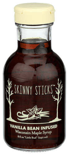(Pack of 12) Skinny Stick Syrup Maple Vanilla Bean Infused 8 Fo