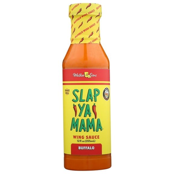 Pack of 12, Slap Ya Mama Buffalo Wing Sauce, 12 fl oz
