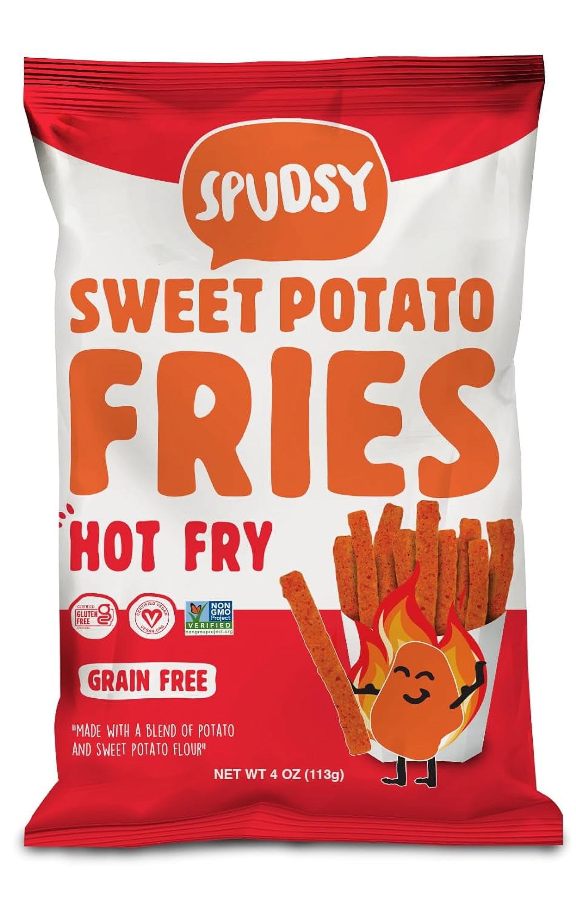 Pack of 12), Spudsy Hot Fry Sweet Potato Fries, 4 oz - Walmart.com