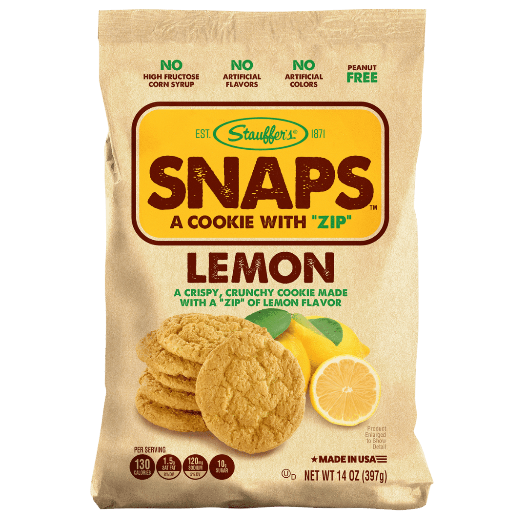 Pack of 12, Stauffer Lemon Snaps Cookies, 14 oz