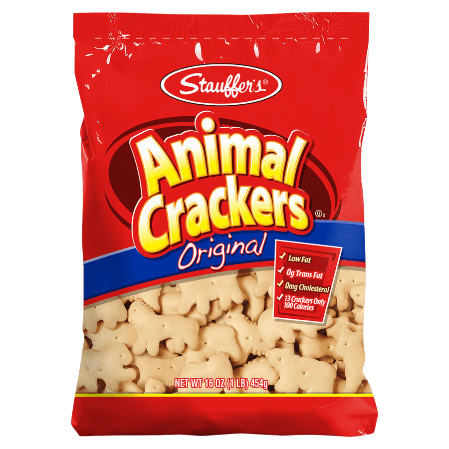 Pack of 12, Stauffer Original Animal Crackers, 16 oz