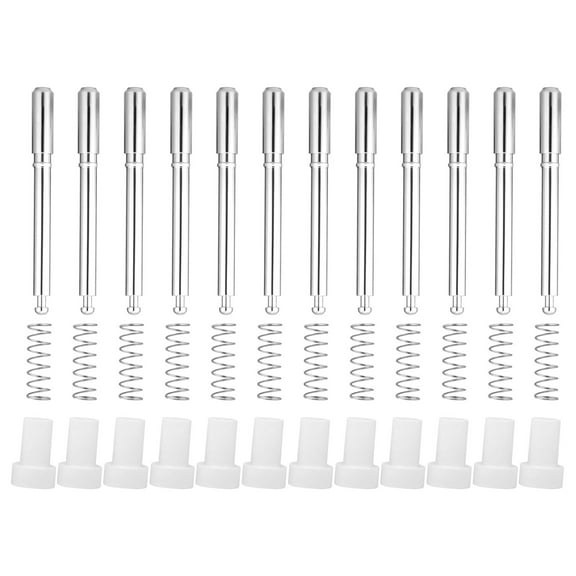 Pack of 12 Steel Window Screen Plunger Latches ABS Caps Window Screen Retainer Pin Easy to Use for Screen Retention