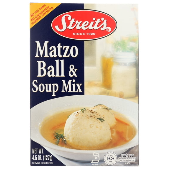 Pack of 12, Streits Ball & Soup Mix Matzo, 4.5 oz