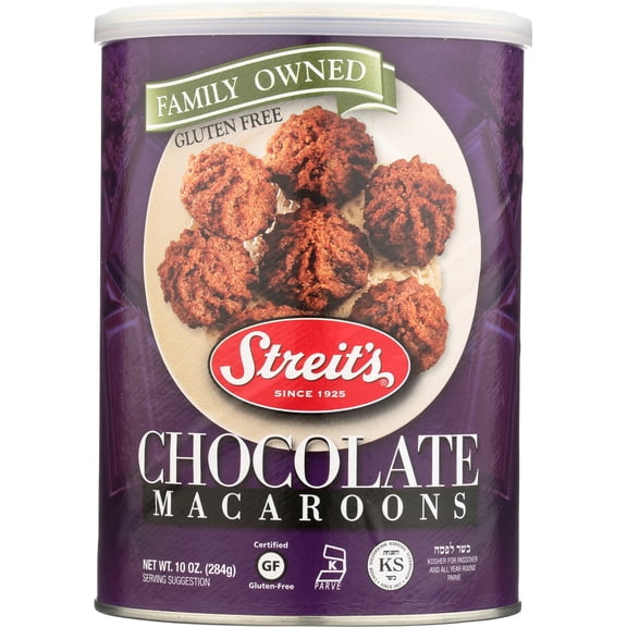 Pack of 12, Streits Chocolate Macaroons, 10 oz