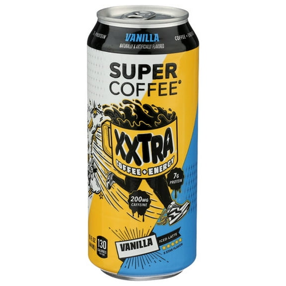 (Pack of 12) Super Coffee Coffee Extra Energy Vanilla 15 Fo