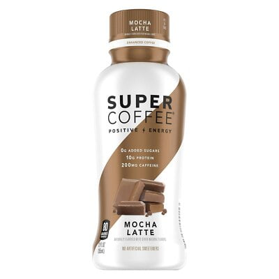 (Pack of 12) Super Coffee Mocha Dark Bottle 12 Fo