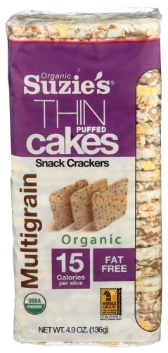 (Pack of 12) Suzie's Rice Cake Wholegrain Multigrain 4.6 Oz