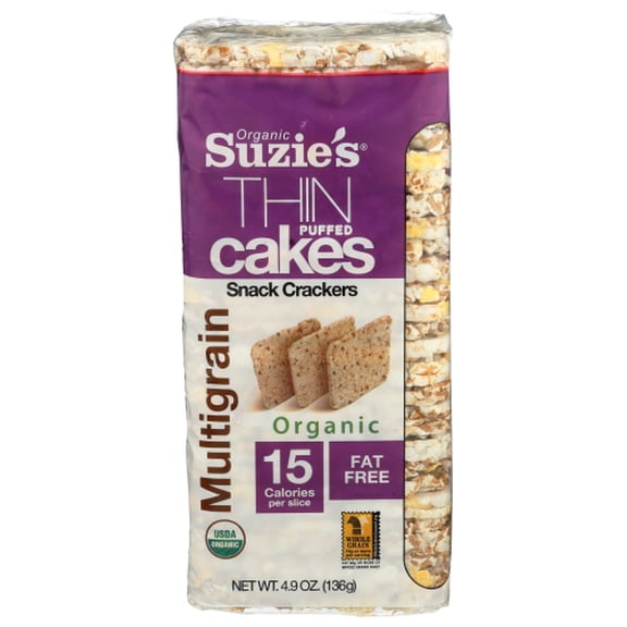 (Pack of 12) Suzie's Rice Cake Wholegrain Multigrain 4.6 Oz