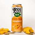 thumbnail image 1 of (Pack of 12), The Ryl Co Peach Iced Tea, 16 fl oz, 1 of 9