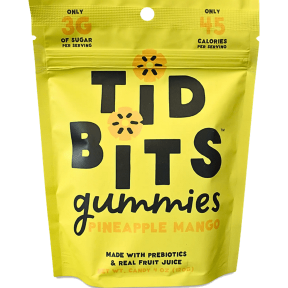 (Pack of 12) Tidbits Candy Pineapple Mango 4 oz