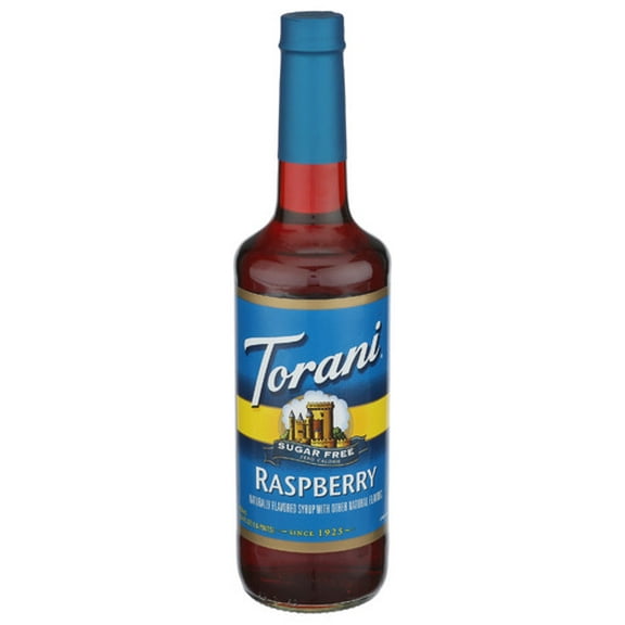 (Pack of 12) Torani Sugar-Free Raspberry Syrup 25.4 Fo