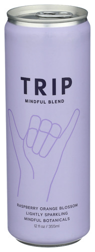 (Pack of 12) Trip Water Sparkling Mineral Raspberry or Blossom 12 Fo