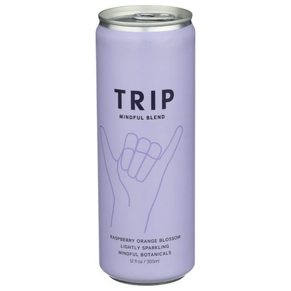 (Pack of 12) Trip Water Sparkling Mineral Raspberry or Blossom 12 Fo