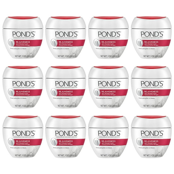 Pack of (12) Unilever Ponds Rejuveness Anti-wrinkle Cream - 7 Oz