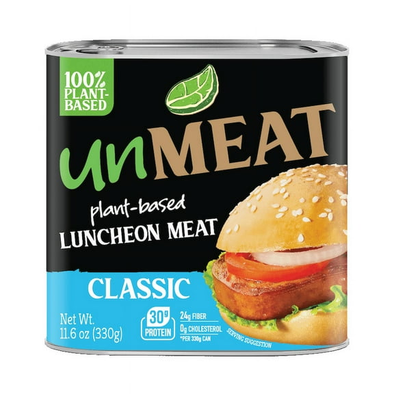 Pack of 12, Unmeat Classic Plant-Based Luncheon Meat, 11.6 oz