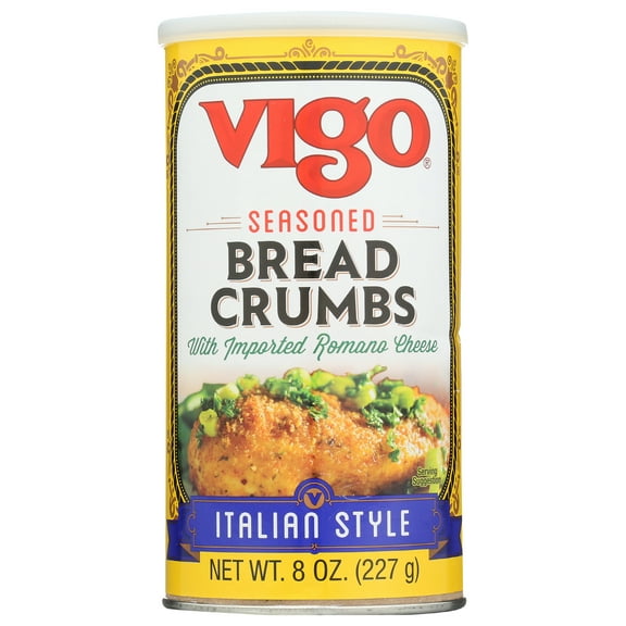 Pack of 12, Vigo Italian Style Bread Crumbs, 8 oz