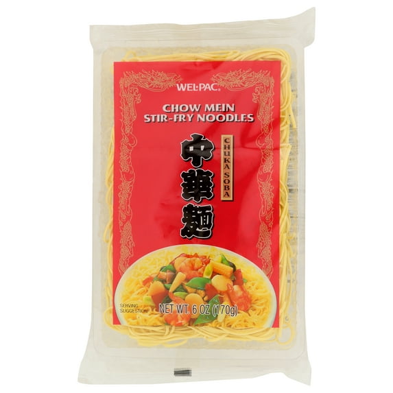 Pack of 12, Wel Pac Chow Mein Stir-Fry Noodles, 6 oz