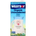 thumbnail image 1 of (Pack of 12) Westsoy Organic Unsweetened Soy Milk, 32 fl oz, 1 of 4