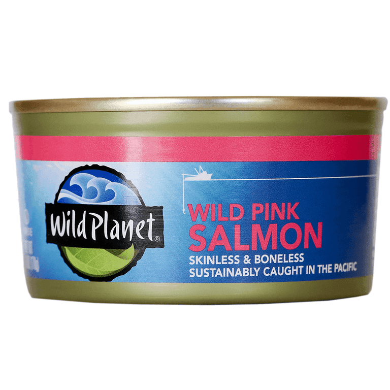 Pack of 12, Wild Planet Wild Pink Salmon, 6 oz