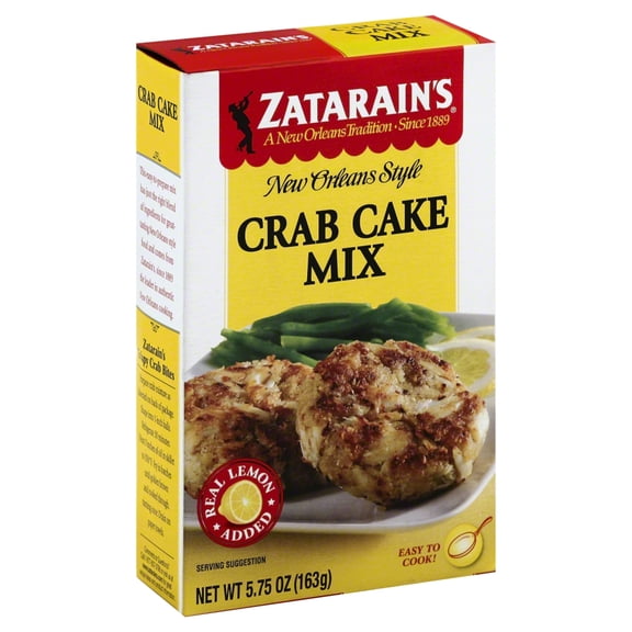 Pack of 12, Zatarains Crab Cake Mix, 5.75 oz
