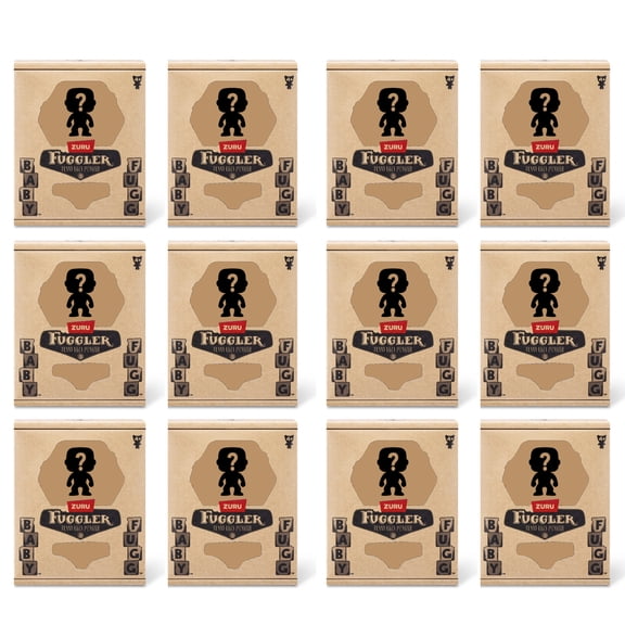 Pack of 12 Zuru Fuggler Baby Fugg 3.5 Inch Plush Toy Mystery Random Assortment