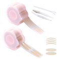 thumbnail image 1 of Pack of 1200 slip eyelid tapes, eyelid stripes, invisible double slip eyelid tape, eyelid lifting without surgery, adhesive tape eyelid sticker tape, 1 of 5