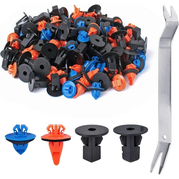 Pack of 121 For Toyota 4Runner Tacoma RAV4 Retainer Fastener Clip Rivet Kit