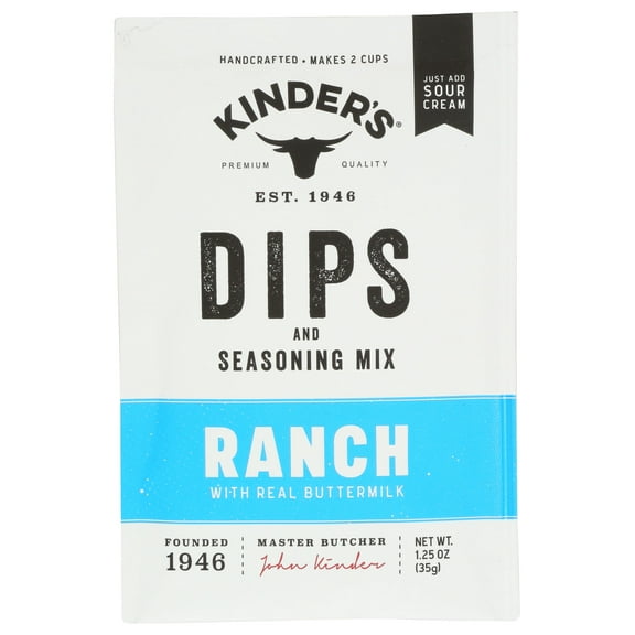 (Pack of 15), Kinder's Ranch Dip & Seasoning Mix, 1.25 oz