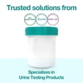 thumbnail image 1 of Pack of 15 Plus 1 Bonus Cup Easy@Home Urine Specimen Collection Cups with Lids- Large 90mL (3oz), 1 of 5