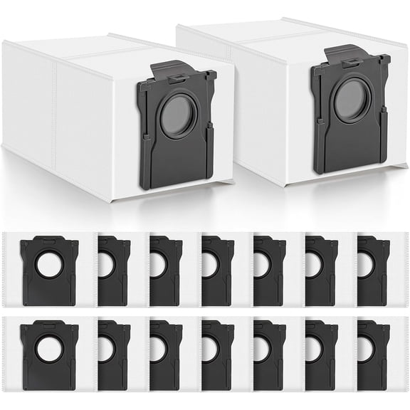 Pack of 16 Dust Bags for Dreame L10s Ultra Gen 2 X50 Complete X40 X30 L40s L40 Matrix10 Aqua10 Mova P50 Replacement