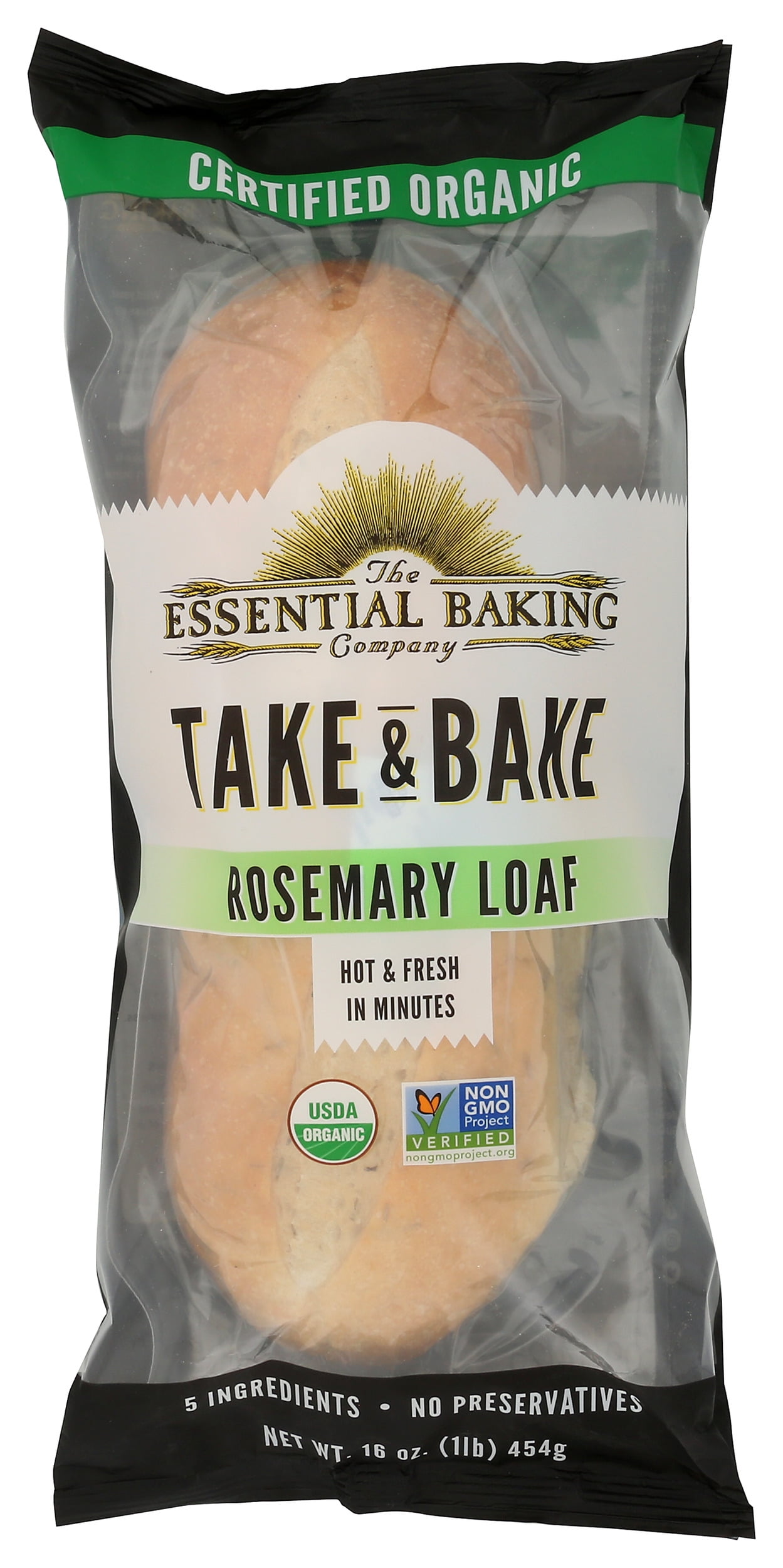 Pack of 16, The Essential Baking Comp Take & Bake Rosemary Loaf, 16 oz