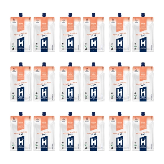 (Pack of 18) Htwo Hydrogen Water Peach Mango Plus 16.9 Fl Oz